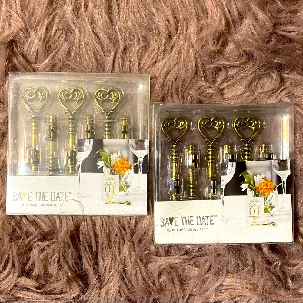 Save the date card holders